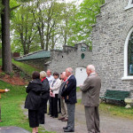 Peter Lockyer, of History Lives Here, leads a walking tour of Picton's Glenwood Cemetery. Guided tours into the past will be held at the cemetery Saturday nights in July and August. Tours are booked through the Regent Theatre.
