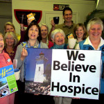 Inviting you to raise your coffee mug in support of Hospice Prince Edward on Thursday, June 7 during Prince Edward County's Largest Coffee Morning fundraising event, are committee members Moira Creighton, Myra Colby, Carolynn Whiteley, Kathleen Hegedus - Beeksna, Karen Giraudy, Marianne Malachowski, Brad Lynd and Esther Howard.