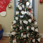 Campaign assistant Elisha MacDonald says 337 children have been looked after so far, and shares this photograph of the tree full on angels in need as of Dec. 2.