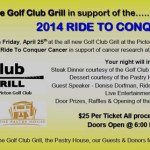TICKETS ON SALE NOW! The Golf Club Grill serves up support to conquer cancer – April 25