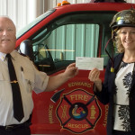 Enbridge grant helps Fire Department replace hoses, nozzels