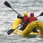 Two rescued from overturned kayak